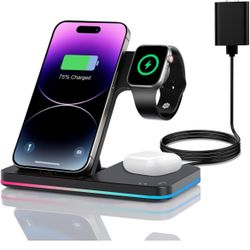 3 in 1 Charging Station Wireless Charger