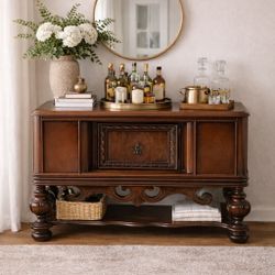 Vintage Solid Wood Buffet 