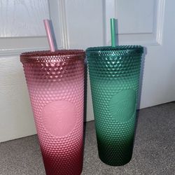 Starbucks Studded Tumblers Each Is $20 Wicked