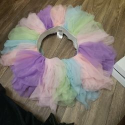  Rainbow Pastel Tutu 