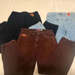 Empyre Jeans - Denim and Corduroy - Size 26 & 27