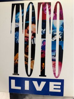 TOTO Live 1992 Laserdisc LD Japan Steve Lukather SRLM 807 W/ Obi