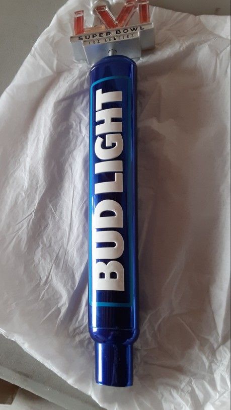 EXCLUSIVE 2022!! BRAND NEW SUPER BOWL LVI (56) LOS ANGELES BUD LIGHT BEER  TAP HANDLE **PRICE FIRM for Sale in Whittier, CA - OfferUp