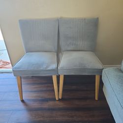 2 Dining Room Chairs 