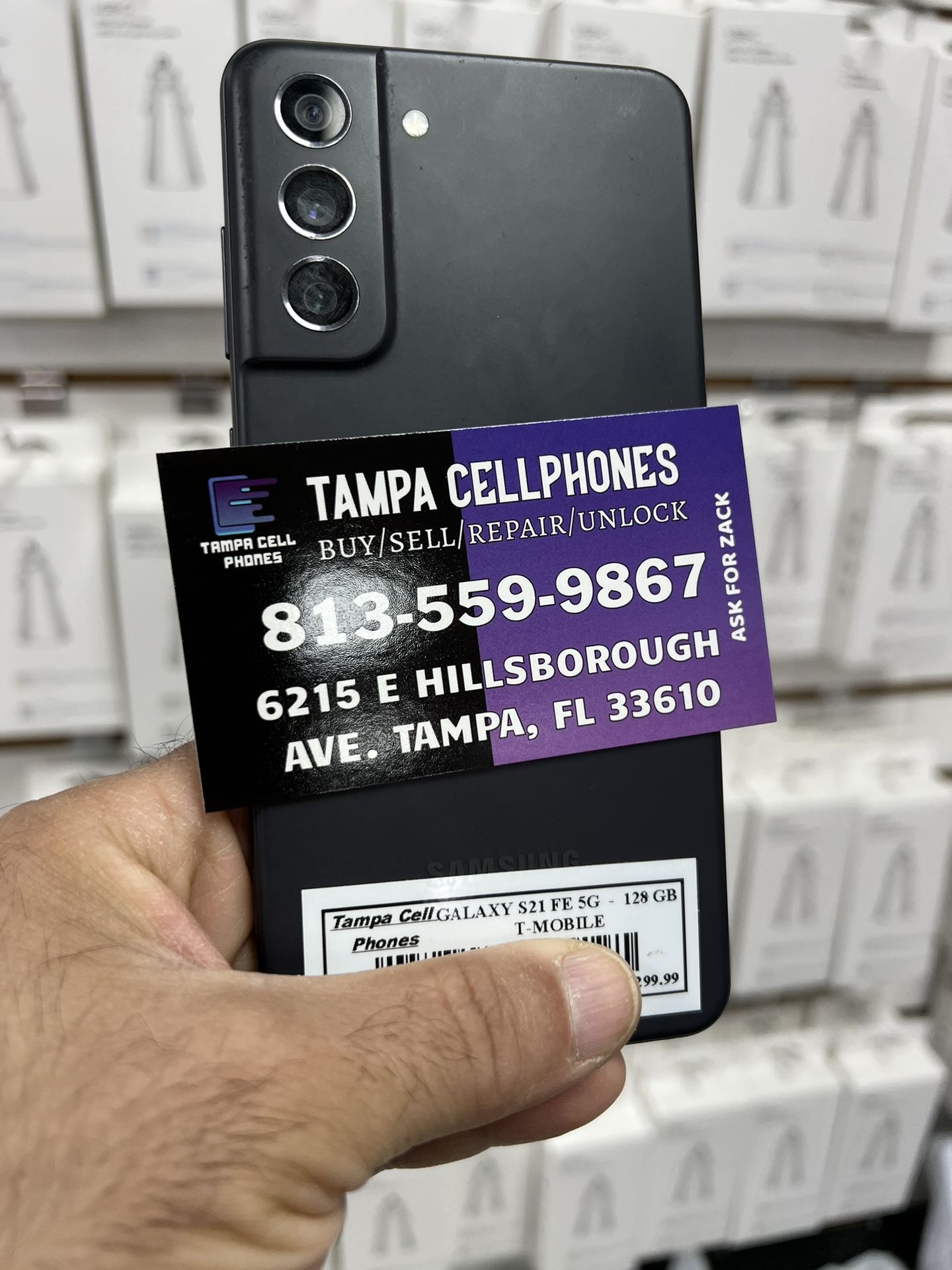 Samsung Galaxy S21 FE 5G T Mobile 128 gb excellent condition! 250