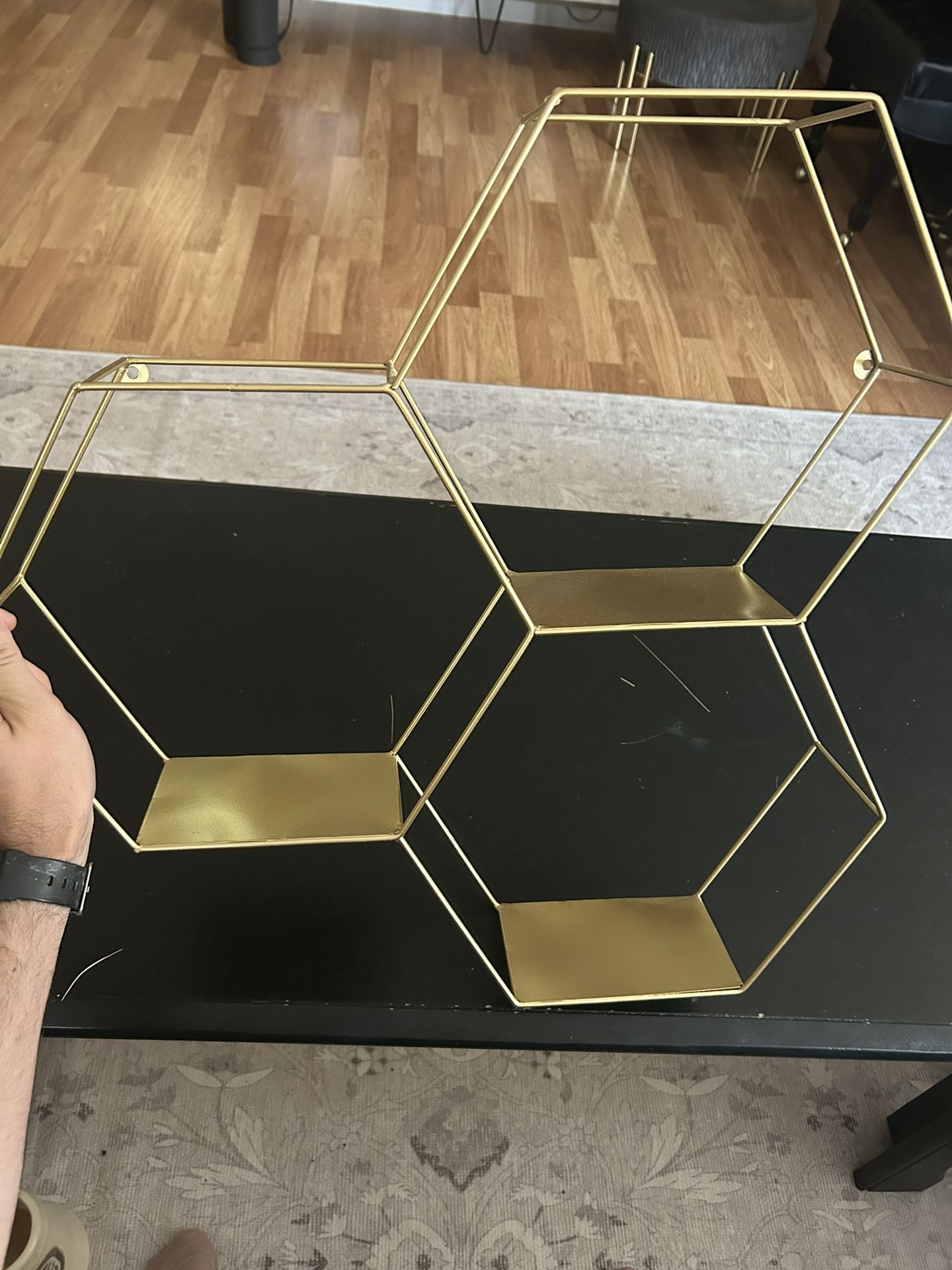 Decorative Gold Shelf