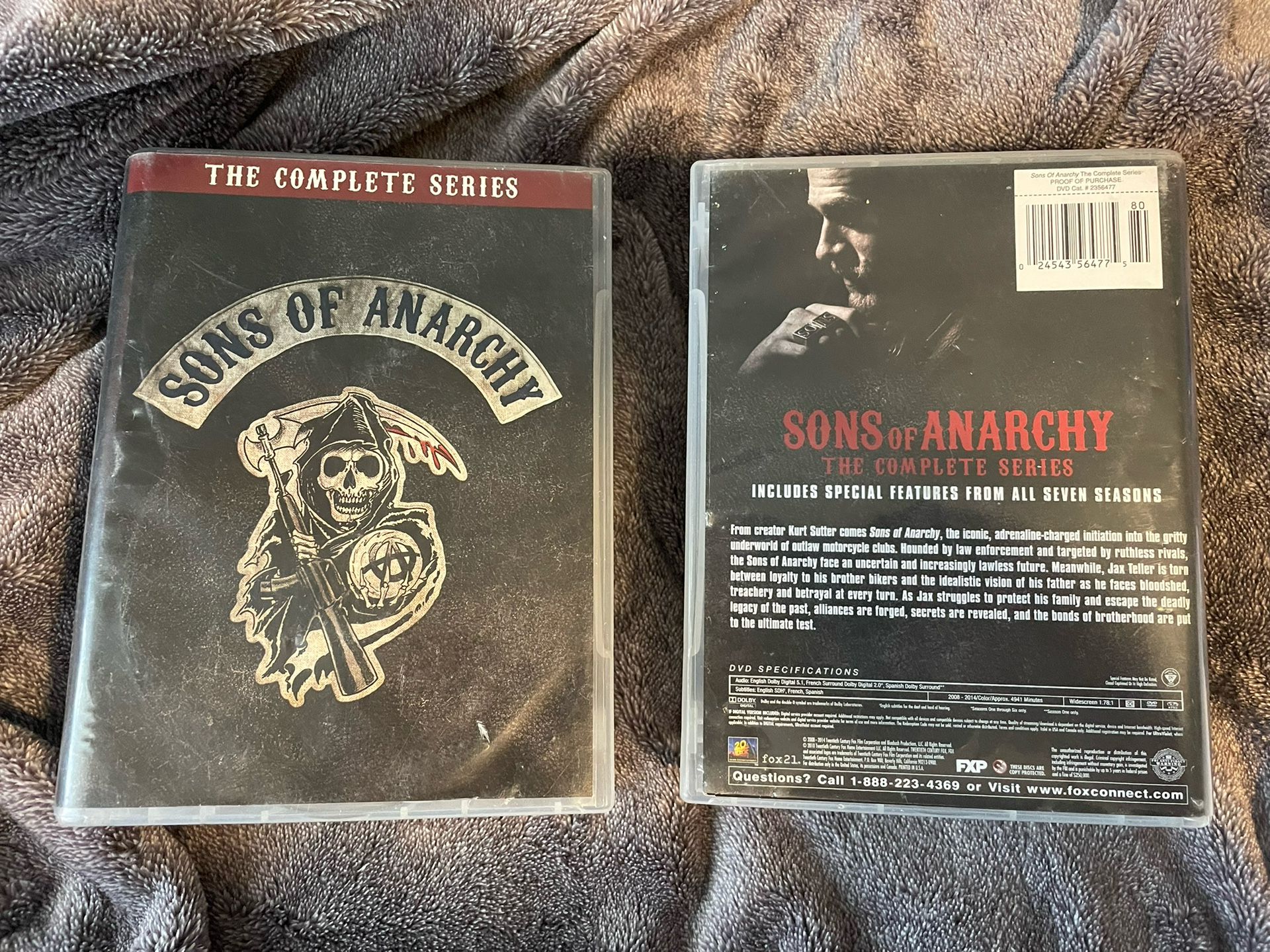 Sons Of Anarchy DVD Set. 