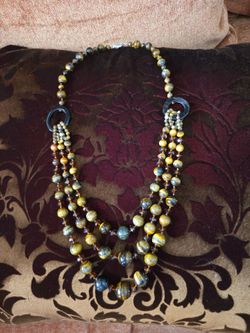 Neck hanging jewelry eye of tiger