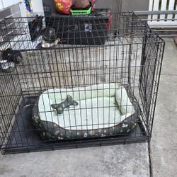 Dog Crate, Folding Portable Outdoor Large