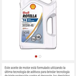 Galones De Aceite Shell Rotella T4 15w40 