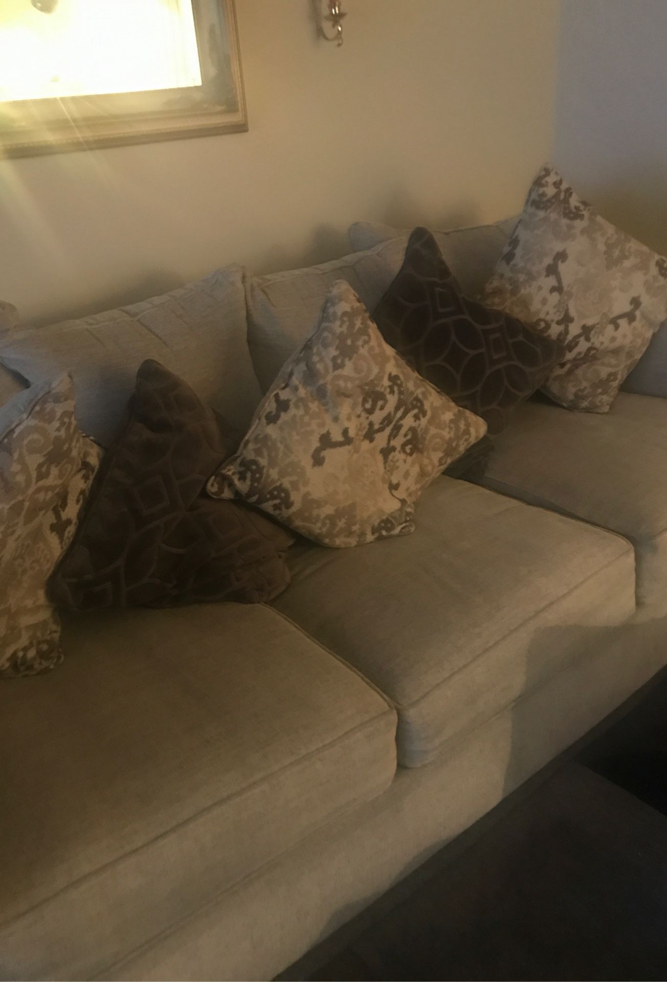 Excellent condition Sofa and love seat