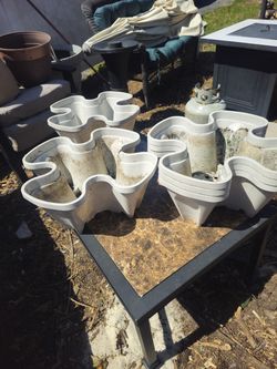 Price is firm.. five strawberry planters
