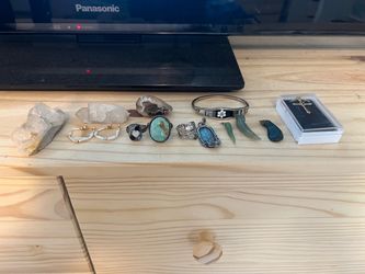 Jewelry and rock collection