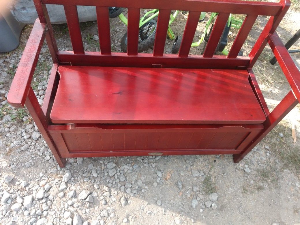 Kids Bench Toy Storage