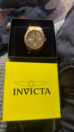 Invicta Gold Metal watch
