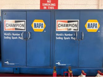 NAPA garage cabinets