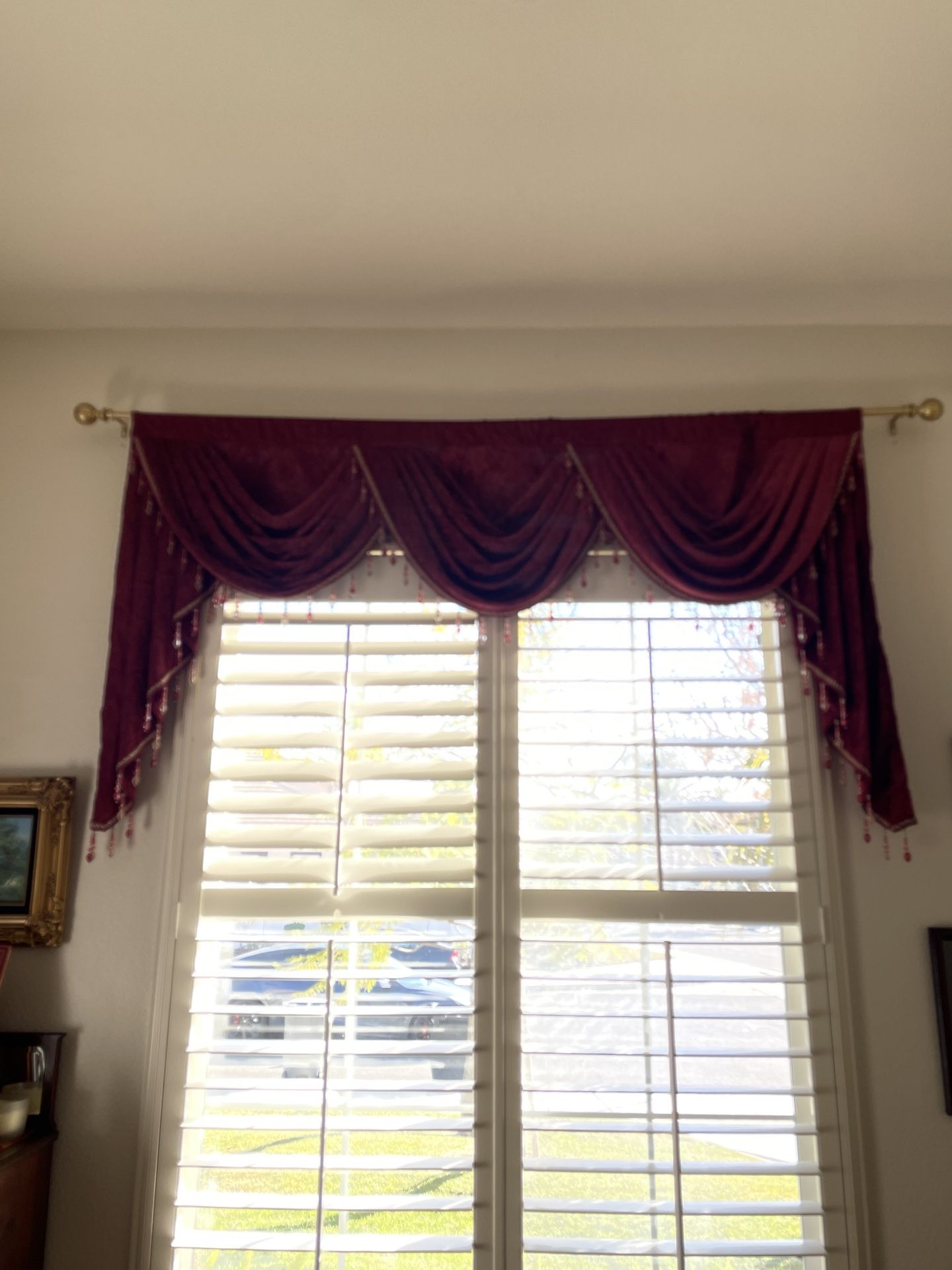 Antique Victorian Curtain Valance