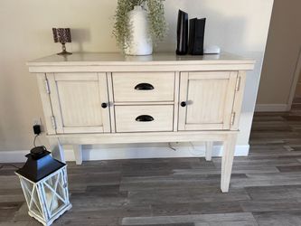 Farmhouse White Buffet / Sideboard – $250OBO