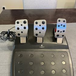 Logitech G27 Force Feedback Pedals Only G 27 PC PS3 PS2 Used 