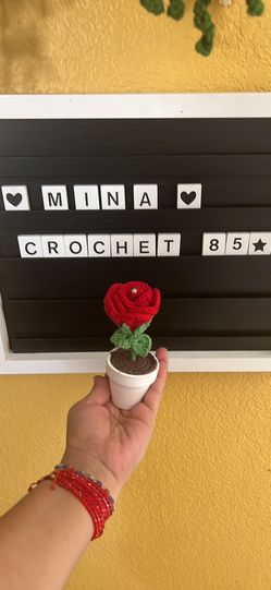 Red Rose Mini Pot