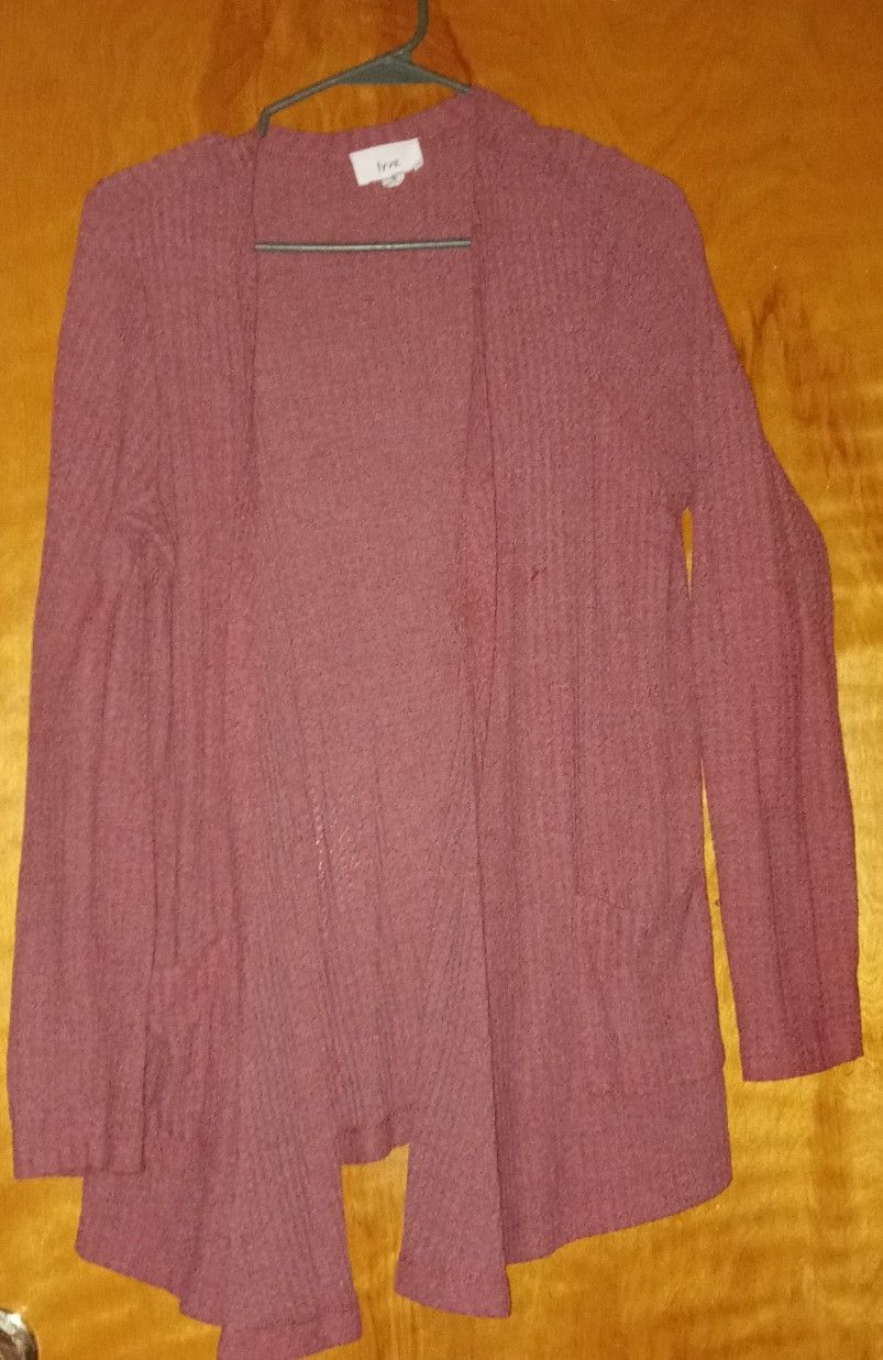 Fyve Women's Long-Sleeve Open Cardigan Sweater Size Small