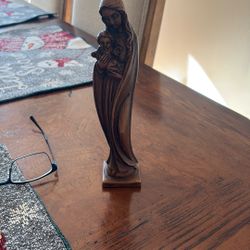 Mother Mary Wooden Statue 