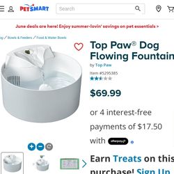 TOP PAW FLOWING FOUNTAIN MEDIUM