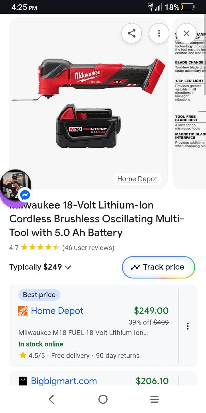 Milwaukee M18 Multi Tool 