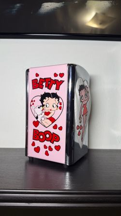 New Vintage 1998 Betty Boop Napkin Holder Dispenser Holder With Napkins