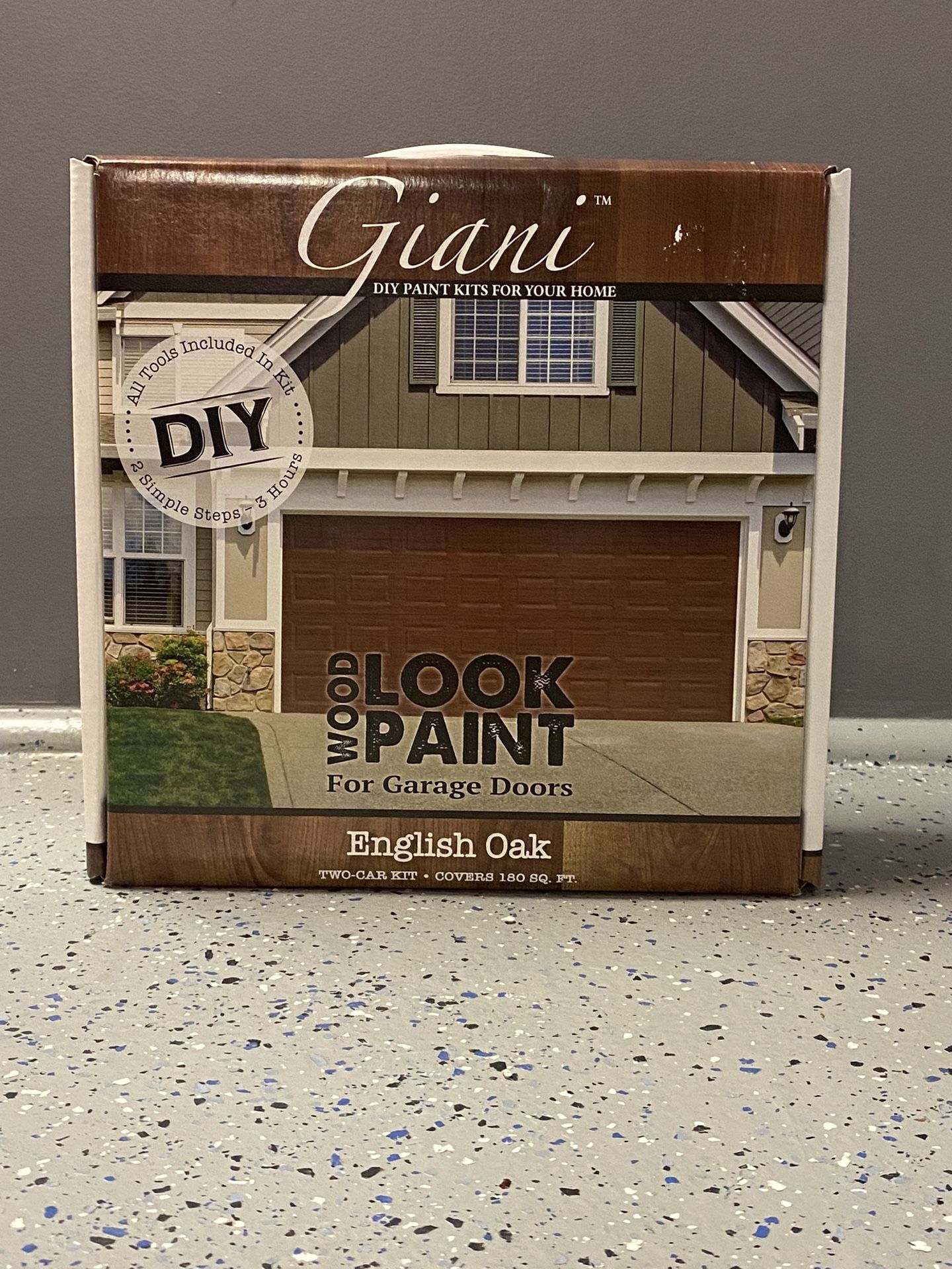 Giani Wood Look Oak Paint Kit for Garage Doors