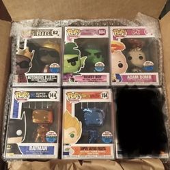 Funko Pop NYCC 2018 ToyTokyo Vegeta Batman Beastboy Notorious BIG AdamBomb