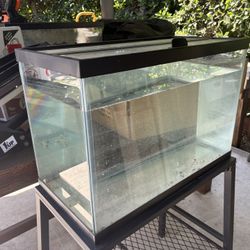 20 gallons aquarium with lid