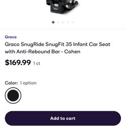Graco Snugride 35 Infant Car seat 