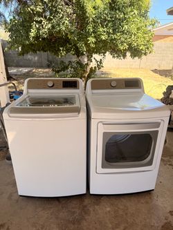 Washer and Dryer Set – White