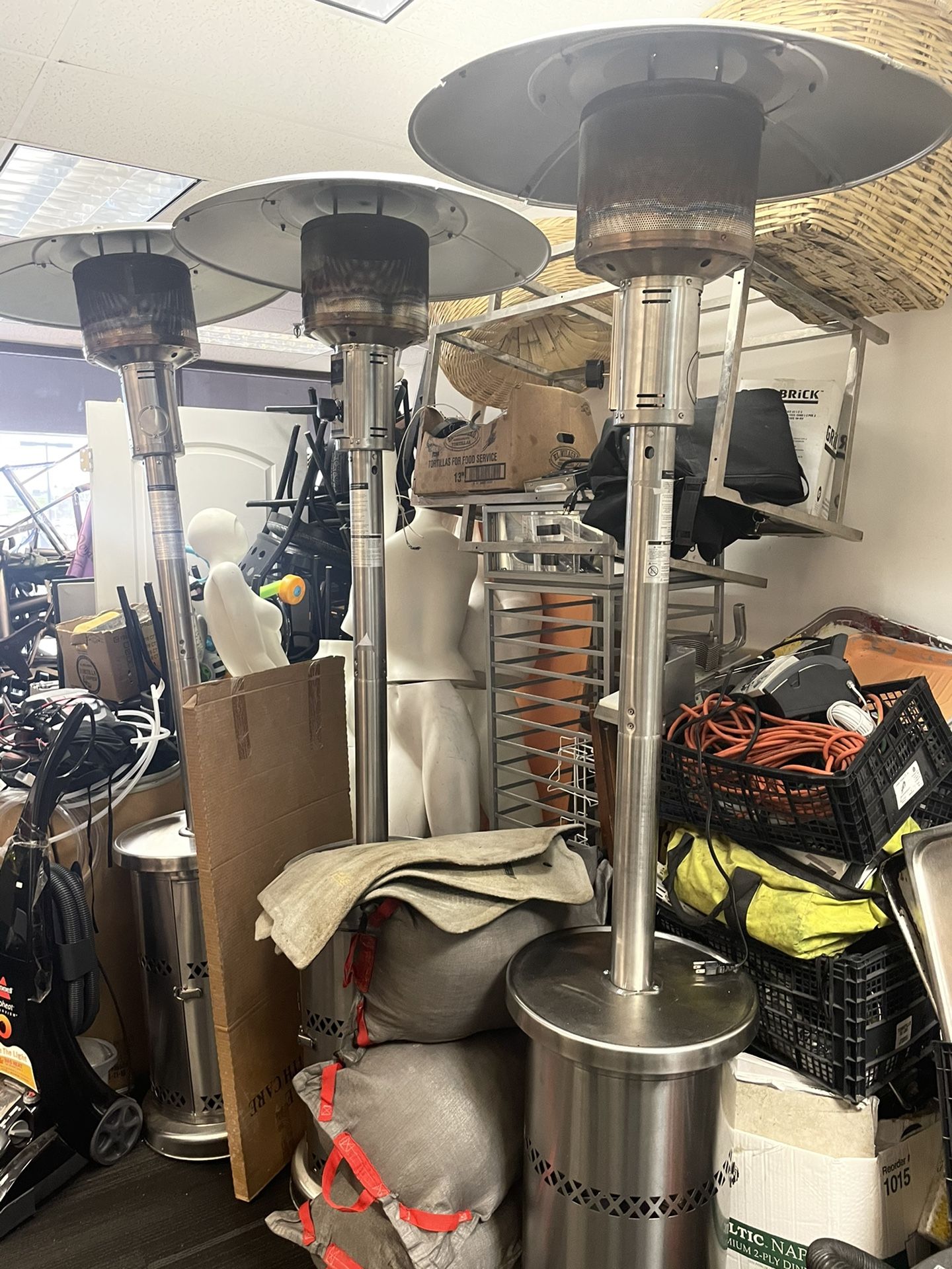 3 Commercial Heaters Only Used 2 Twice Very Good Shape for Sale in Glendale  Heights, IL - OfferUp