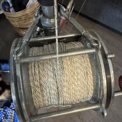 Fishing pole and real