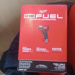 Milwaukee M18 Fuel Gen 2 18V Mid Torque Brushless Cordless 3/8" Compact Impact Wrench W/ Friction Ring