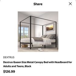 Black Canopy Bed