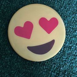 Heart Eyes Emoji Portable Power Bank – USB Charger (Cute Travel Battery Pack) 