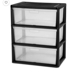 Starplast 3-Drawer Wide Cart
