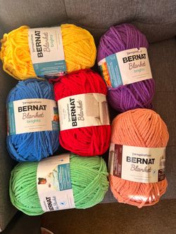 Lot of Bernat Blanket Yarn