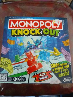 Monopoly Knockout Game NIB, Slight Box Wear