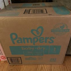 416 Size 1 Pampers Diapers 