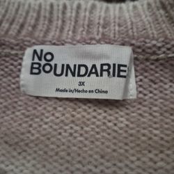 No Boundaries 3x Sweater 