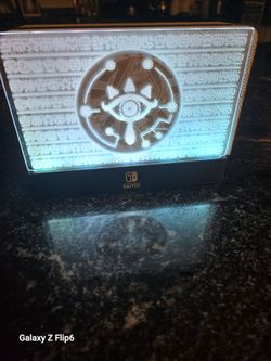 Nintendo Switch Zelda Dock Stand Led Lights 
