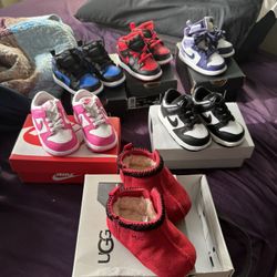 Brand New - Nike  & Uggs Size (4C) & Small Uggs