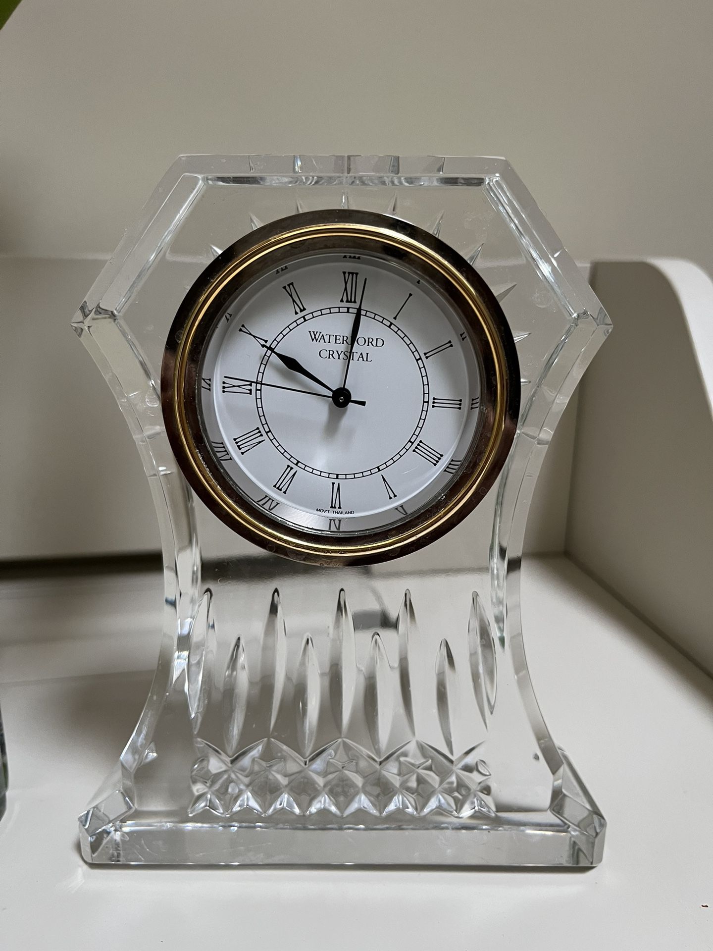 Waterford Crystal Lismore Mantel Clock - Works
