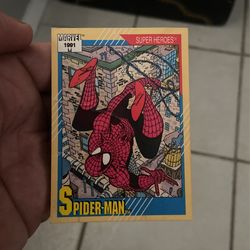 1991 Spider Man Card