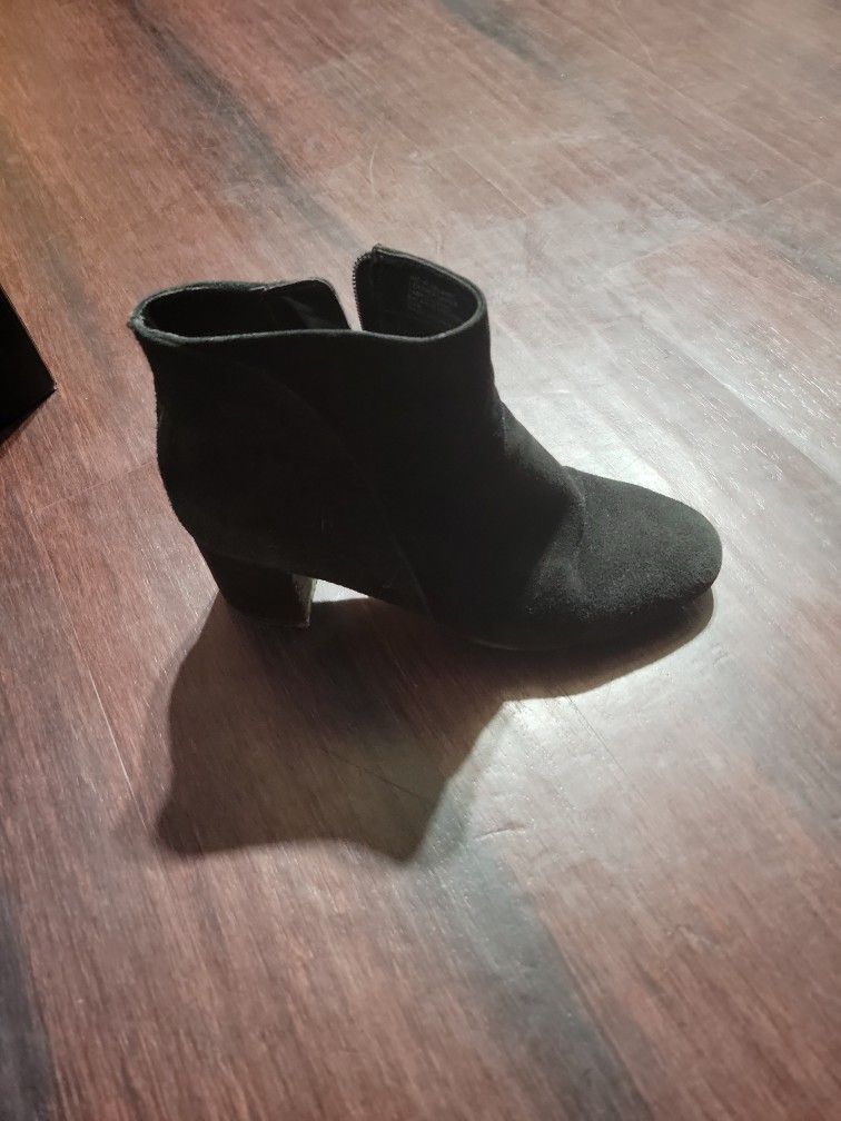 INC Black Booties