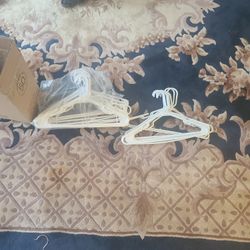 White Plastic Hangers